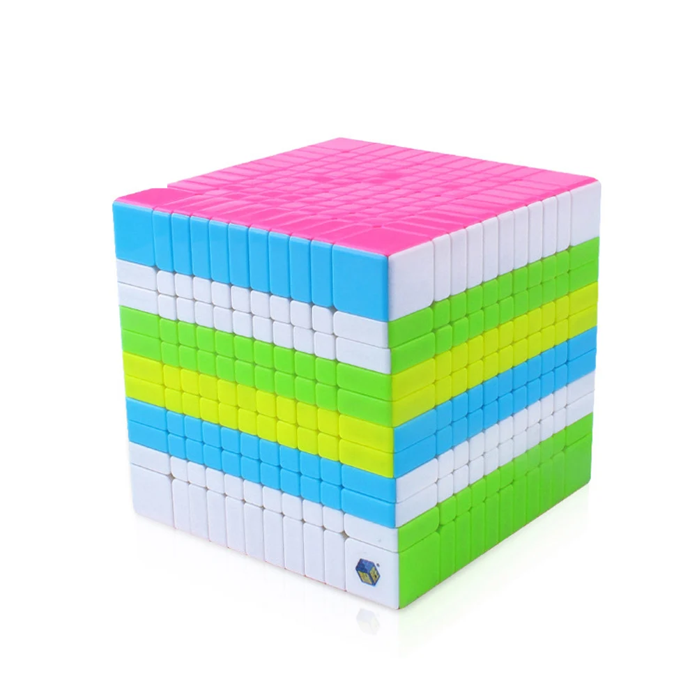 ZHISHENG YUXIN HUANGLONG серия Stickerless 3x3x3 7x7 8x8 9x9 10x10 11x11 волшебный куб головоломка 10*10*10