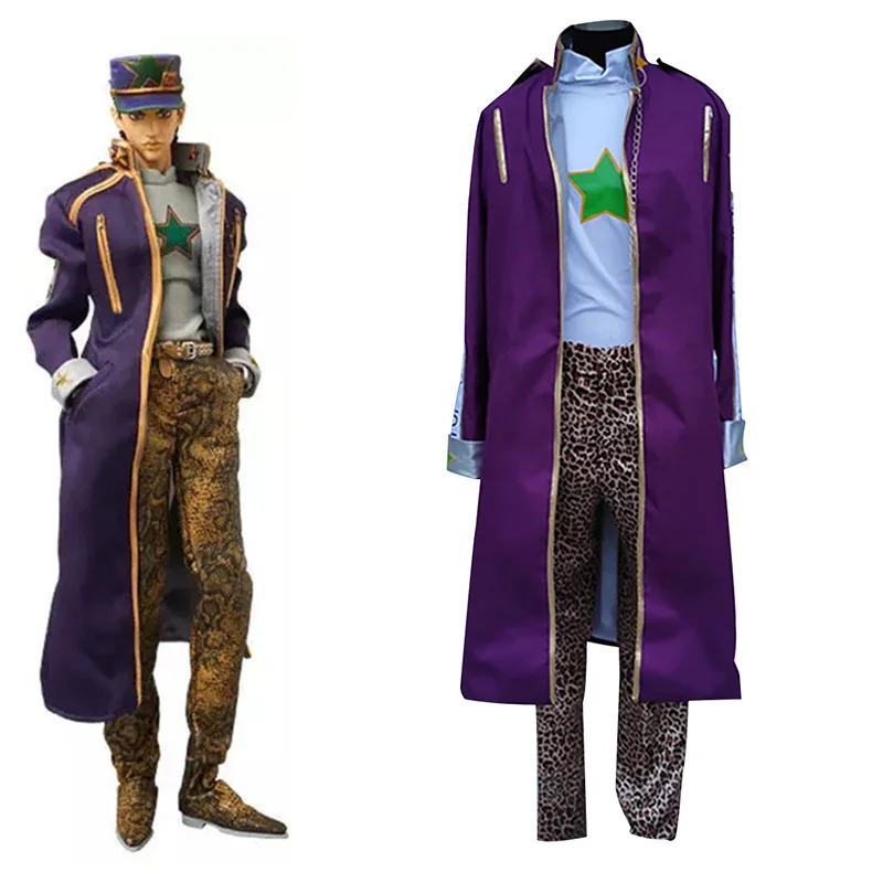 Необычное приключение Джоджо Kujo Jotaro карнавальный костюм униформа|Костюмы аниме|