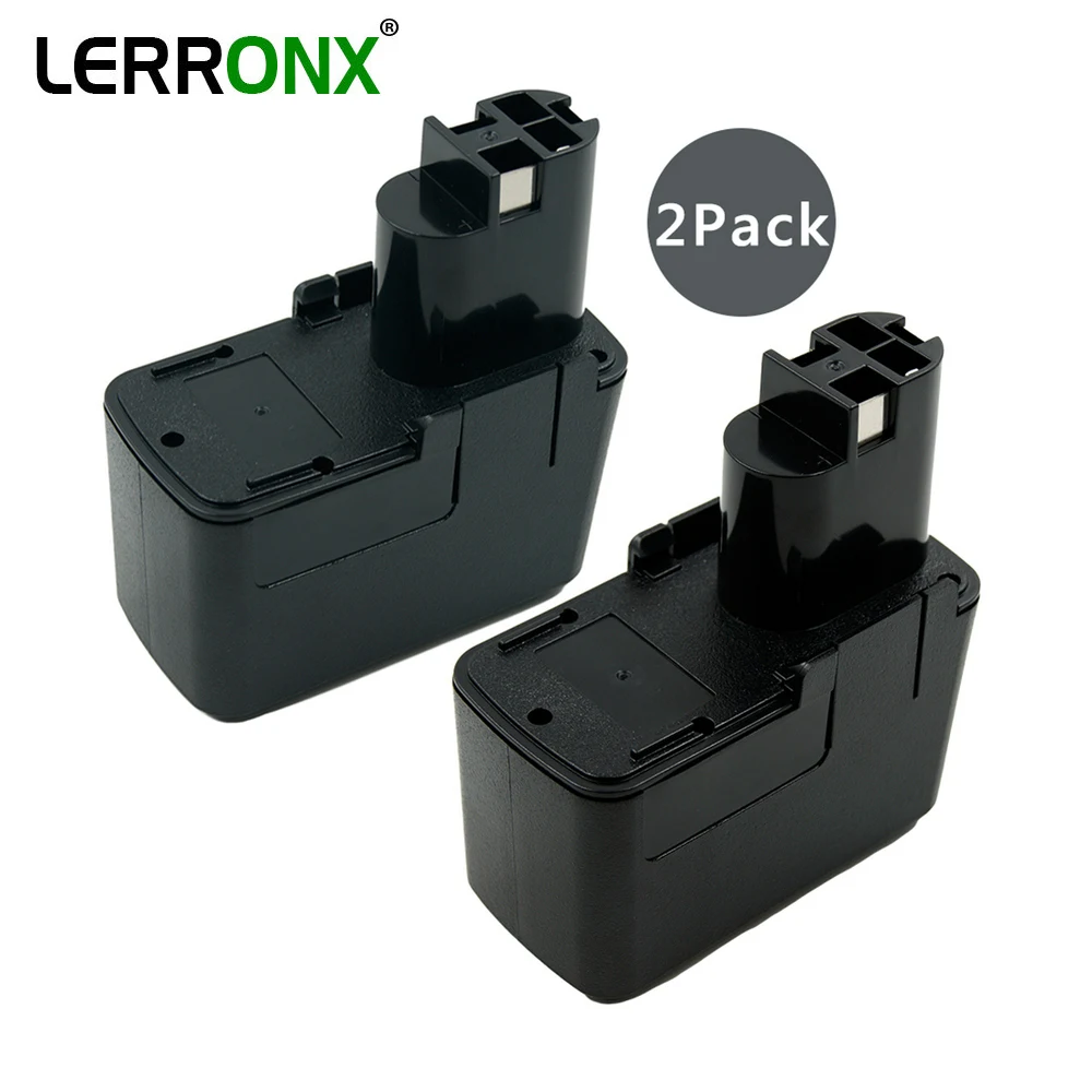

LERRONX 2PCS NEW Rechargeable Battery 12V 2.0Ah Ni-CD Replacement for Bosch Power Tools BAT011 BH1214H BH1214L BH1214MH H1214N