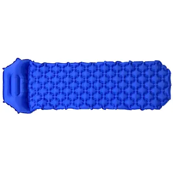 

Outdoor Sleeping Bag Inflatable Pad Rapid Air Mat Moistureproof Camping Mat With Pillow Sleeping Cushion