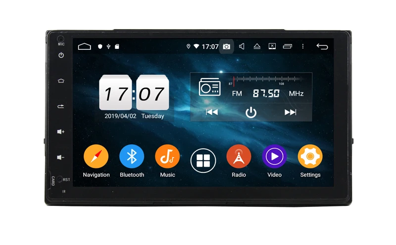 Flash Deal two din car dvd multimedia player for toyota corolla 2016 2017 with android 9.0 system octa core 4G RAM 64G ROM GPS navi wifi 1