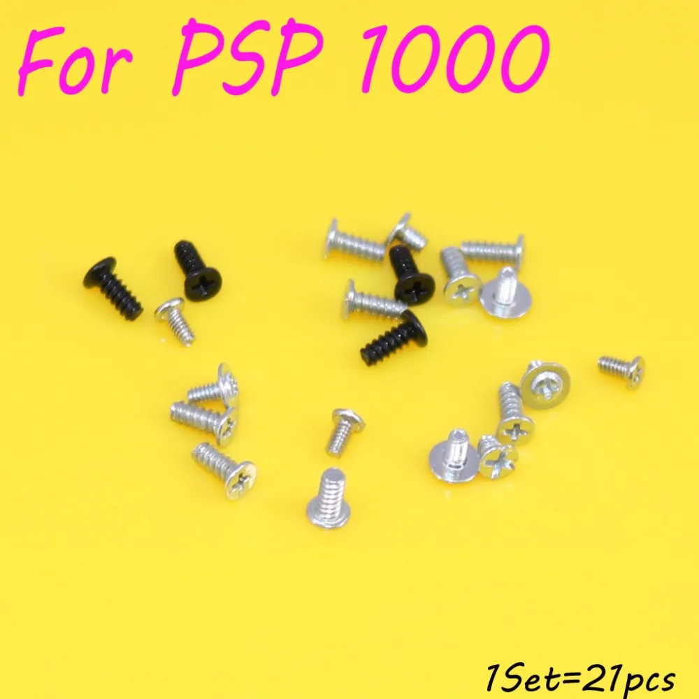 JCD 10sets 24 Screws Full Screw Set Repair Parts for Sony PSP 1000