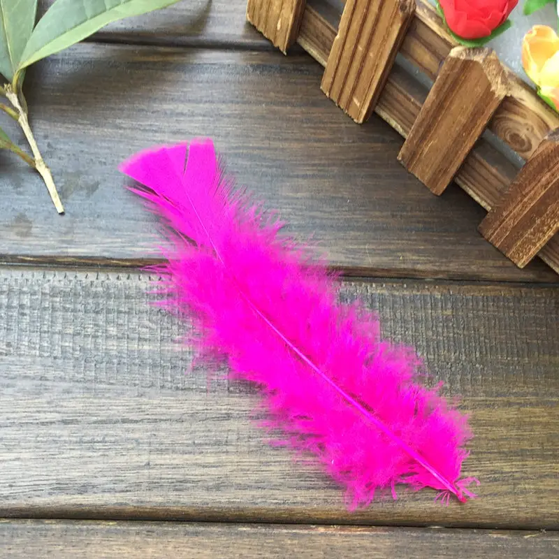 Горячая Распродажа! Красивые Марабу feather.50pcs/Лот, на стопу длиной от 10 до 15 см - Цвет: Mei red