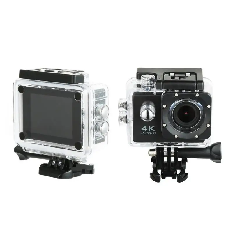 

Action Camera WiFi 12.0MP DV 4K APP Control 170 degree Wide Angle Lens 30m Waterproof Camera 1050mAh Battery Sport Cmamera