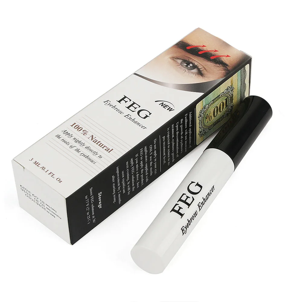 USA Shipping Eyelash Enhancer Eyebrow Growth Serum Natural Herbal Eyebrow Treatment Mascara Nourishing Fast Hair Growing Serum