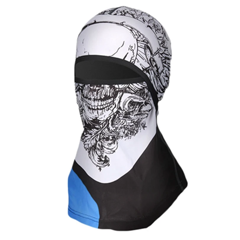 Xintown Multicolor Skull Cycling Face Mask Breathable Bike Face Mask Scarf Wicking Dust-proof Bicycle Riding Head Full Face Mask images - 6