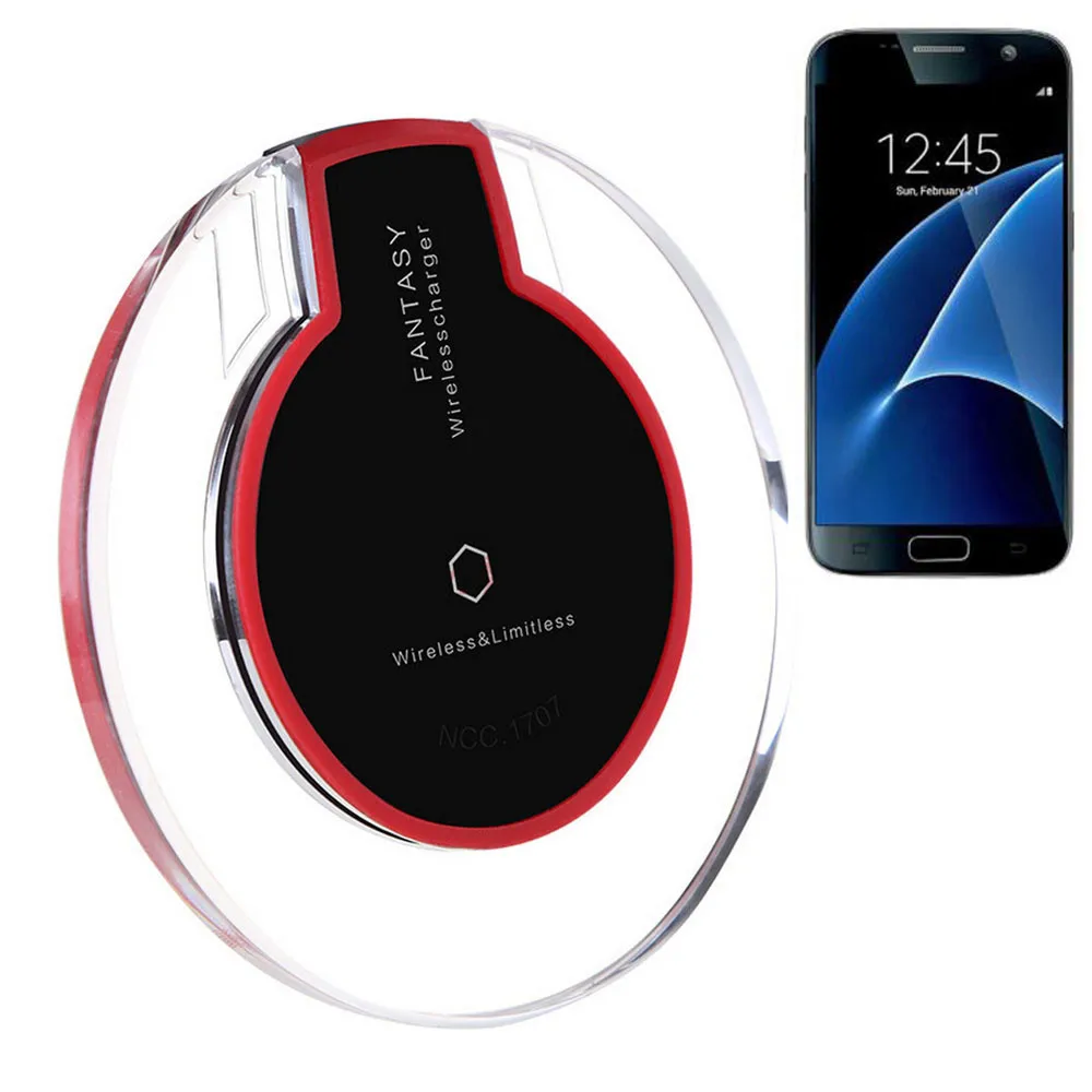 Беспроводное зарядное устройство GEUMXL Qi для Samsung Galaxy S7 S6 edge Note 5 Nokia Nexus 4 адаптер