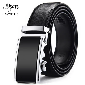 

[DWTS]Men Belt Russian National Emblem 100% Genuine Leather Belts Automatic Belts For Men Luxury Brand Belt ceinture homme