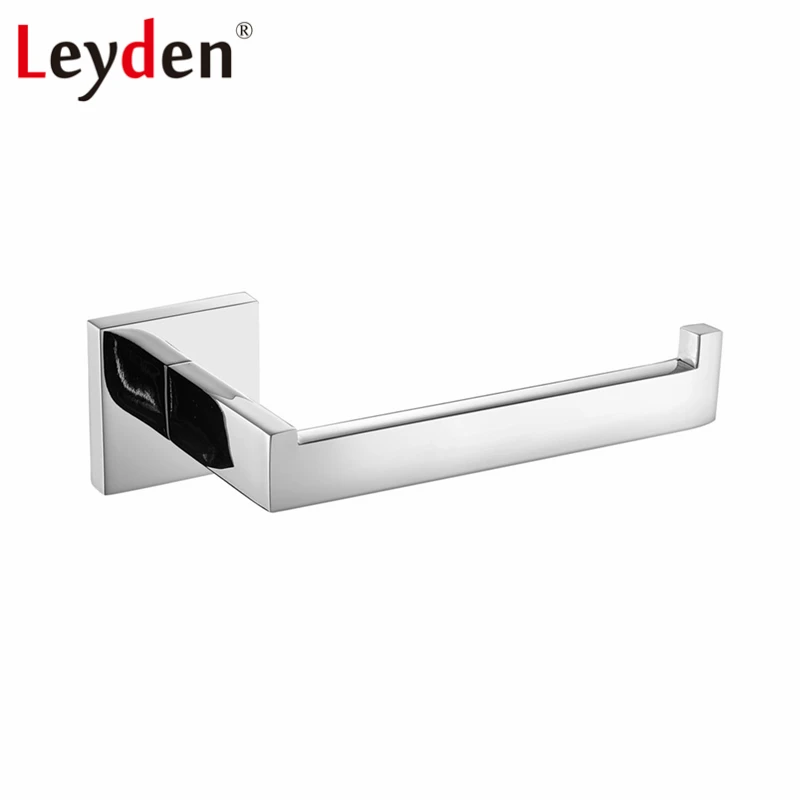 

Leyden 304 Stainless Steel Bathroom Accessories Toilet Tissue Holder Chrome Wall Mounted Toilet Paper Holder Toilet Roll Holder
