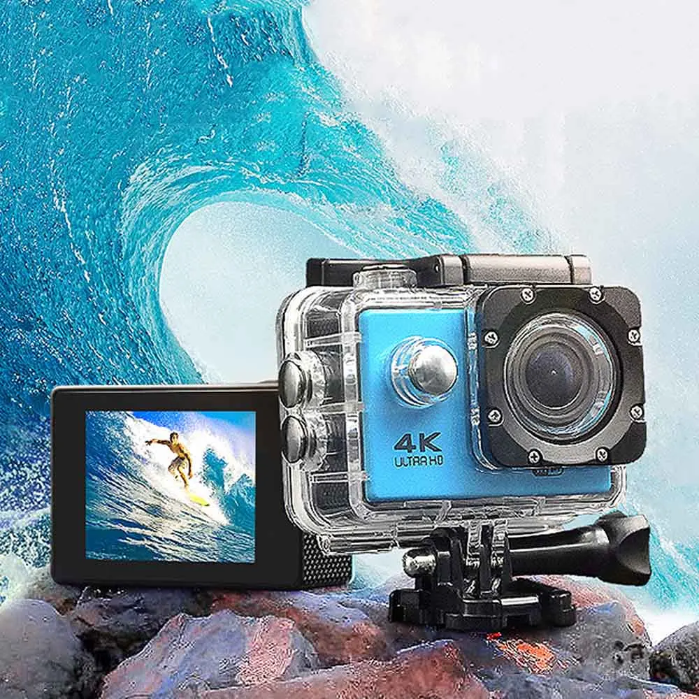 

HD 4K Camera 1080P HDMI HDR WDR 30M Diving Waterproof Helmet Video Recording multi-languages WIFI Cameras Sport Cam