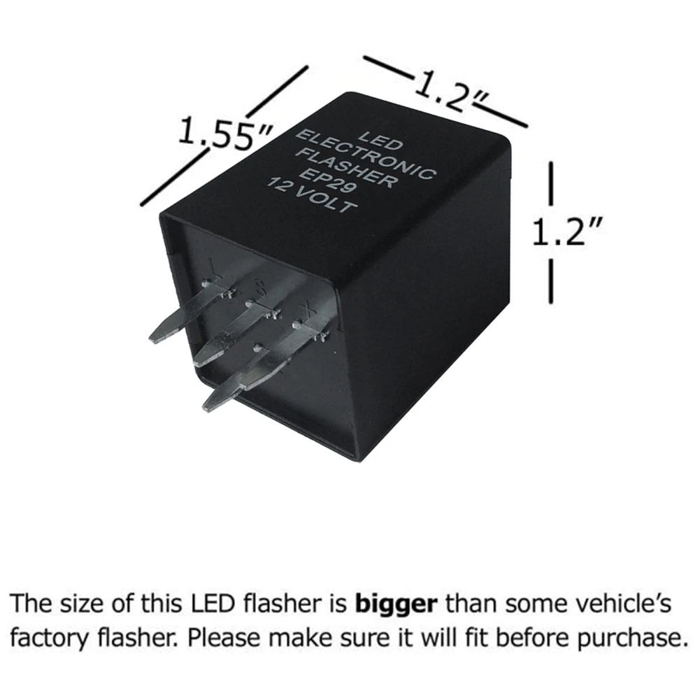 4 Pin Car Auto LED Electric Flash Relayin Car Switches & Relays from