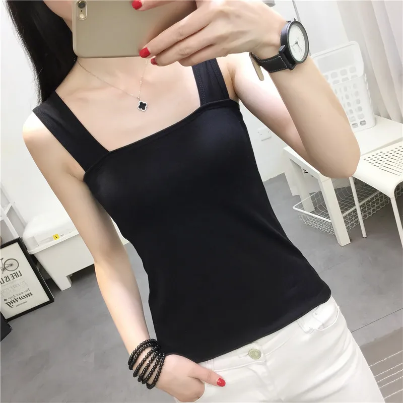 BIBOYAMALL Tank Top Summer Fashion Korean Style Women Tops Sexy
