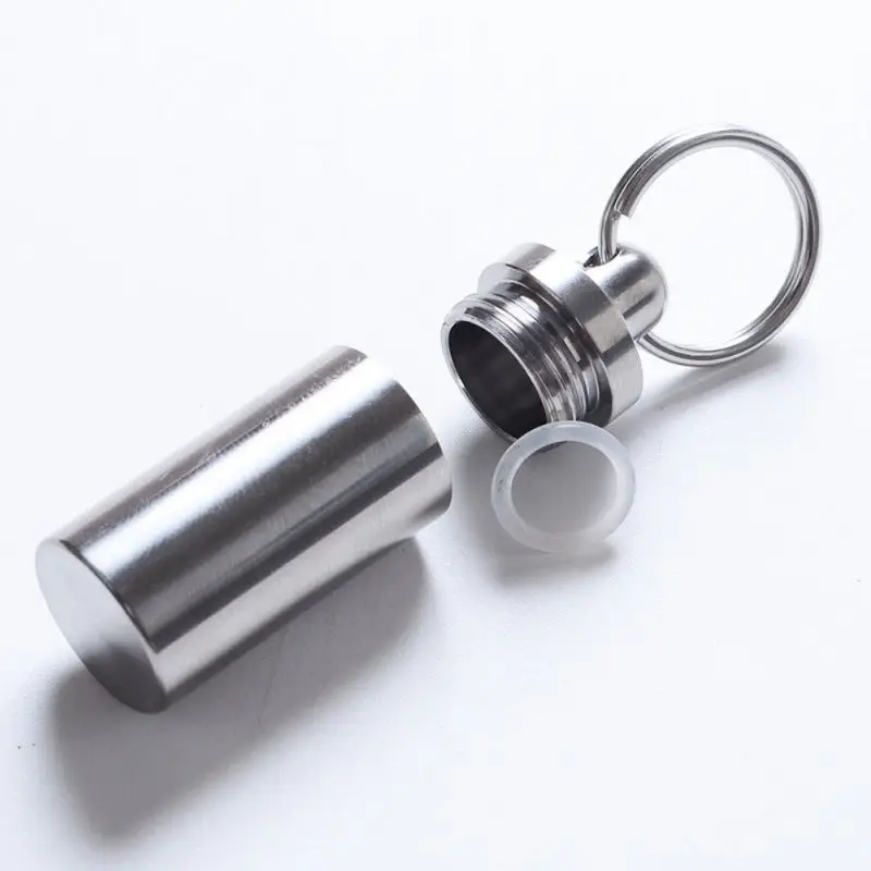 

Outdoor Survival Waterproof Titanium Tank Mini EDC Box Cases Storage Matches Camping Gear Outdoor Travel tool