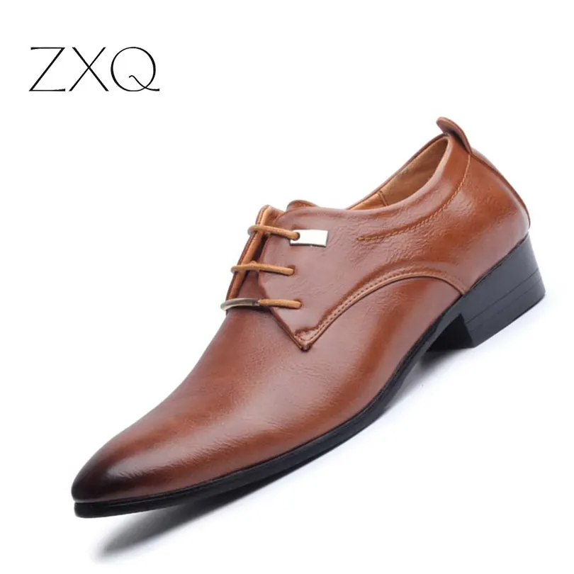 New 2017 font b Men b font Business Formal Dress font b Shoes b font Oxford