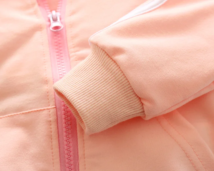 Tem Doger/комплекты одежды для малышей весенний повседневный костюм для новорожденных мальчиков и девочек куртка на молнии+ штаны, 2 предмета, Одежда для новорожденных, спортивный костюм унисекс