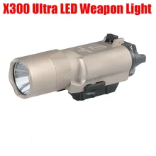Тактический SF X300 ультра светодиодный свет оружия X300U фонарик для пистолета с Picatinny или универсальные Rail с маркировкой
