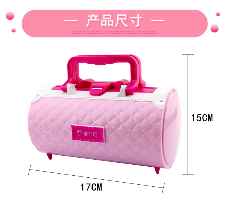 Bolsa de Maquiagem Disney Fingir Jogar Beleza Moda Brinquedos Crianças Cosméticos Princesa Maquiagem Conjunto Menina Portátil Presente Aniversário 2 Brinquedos e hobbies