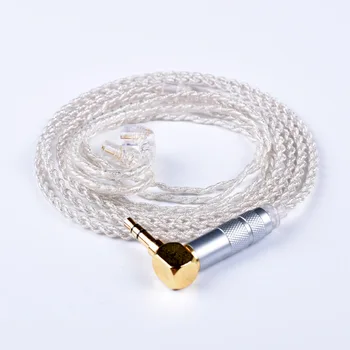 

0.75mm 2 pin Cable for Logitech UE18 11pro 10pro 7pro 4pro Earphone DIY Replacement Silver Plated HIFI Cables for Android IOS