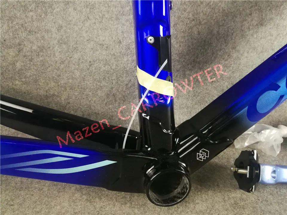Perfect Blue-Black T1100 UD Glossy Colnago C64 carbon road frame bicycle Frameset with 48/50/52/54/56cm 6 colors for selection 3 Perfect Blue-Black T1100 UD Glossy Colnago C64 carbon road frame bicycle Frameset with 48/50/52/54/56cm 6 colors for selection 3