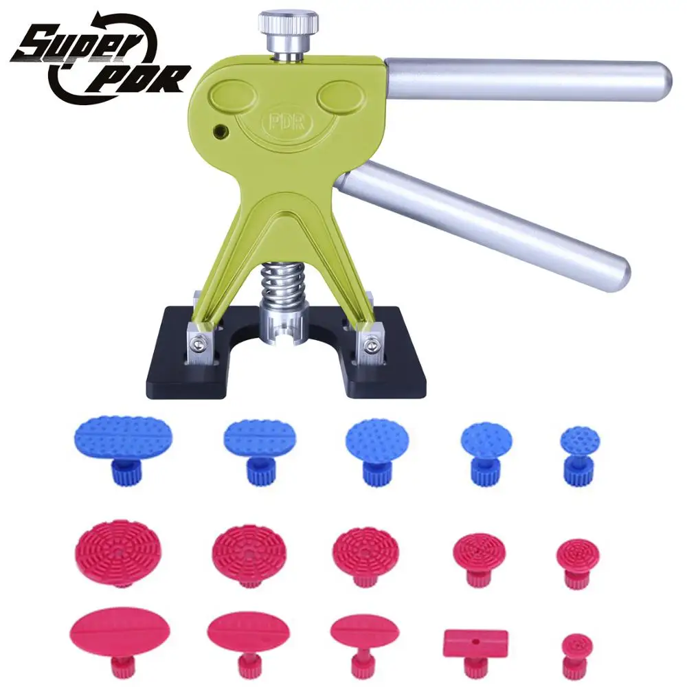 

Super PDR Dent Puller Suction Cup Tool Kit For Cars Glue Tabs For Paintless Dent Repair Tools Auto Dent Pullers Hand Tools Set