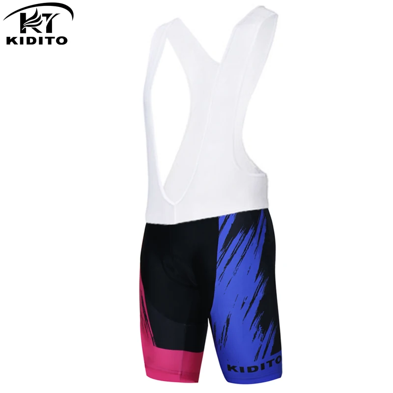Bib Pants only KIDITOKT ударопрочный нагрудник шорты анти-пот для езды на гоночном велосипеде нагрудник шорты мотобайк, велосипед, велотренажер одежда с 3D гелевой подкладкой - Цвет: Bib Pants only