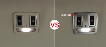 

For Jaguar XF X260 2016 Interior Decoration Rear Reading Light Frame Cover 1pcs car styling