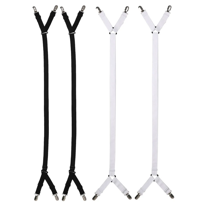 2pcs Bed Sheet Clip Mattress Holder Fastener Grippers Clips Suspender Straps Home