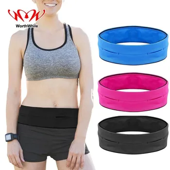 

WorthWhile Ultralight Running Bag Men Women Waist Sport Phone Elastic Pack Belt Hiding Anti-thief Outdoor Camping Hiking