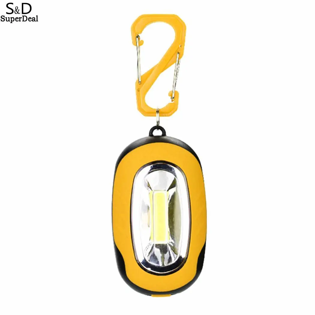 

COB Magnetic Key Chain Flashlight Torch Portable LED Working Light Lamp Camping
