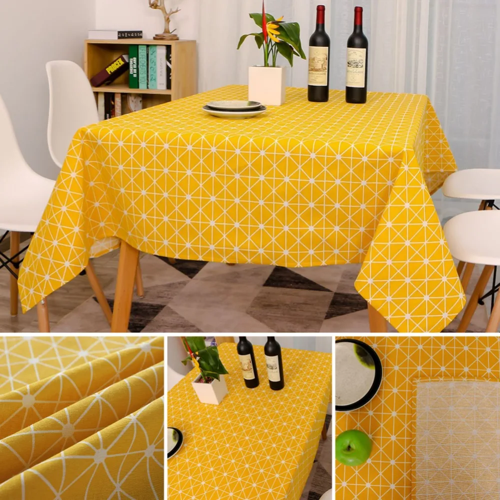 

Decorative Tablecloth Vintage Imitation Wood Grain Cotton tablecloth Dining Table Cover Obrus Tafelkleed Mantel Mesa Nappe