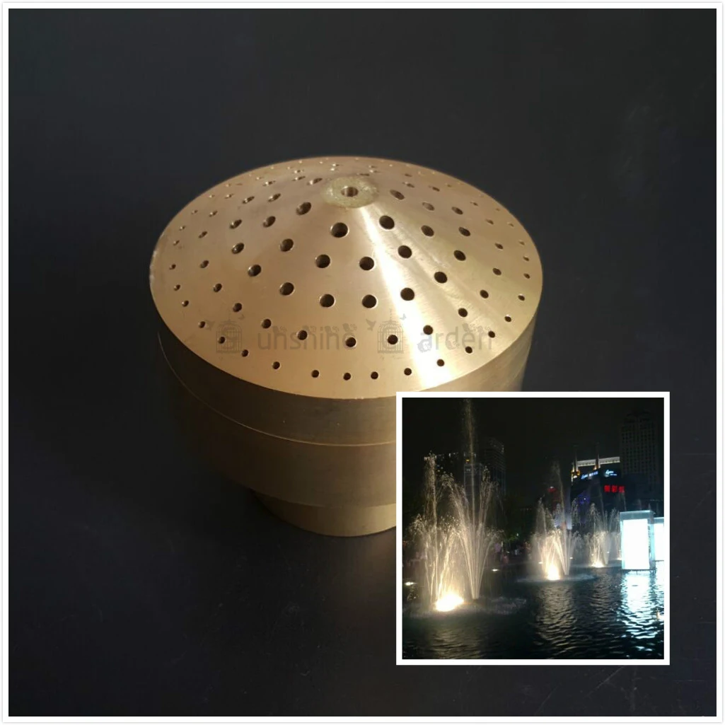 Free Shipping 1/2" DN15 Brass Fireworks Fountain Nozzle Sprinkler Spray