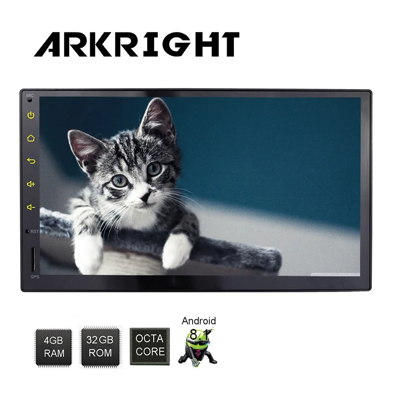 

7" 2din DSP Universal Car Radio 2GB+32GB Wifi GPS Bluetooth DVR Andriod 8.1 Carplay Head Unit Multimedia Player Support 4G