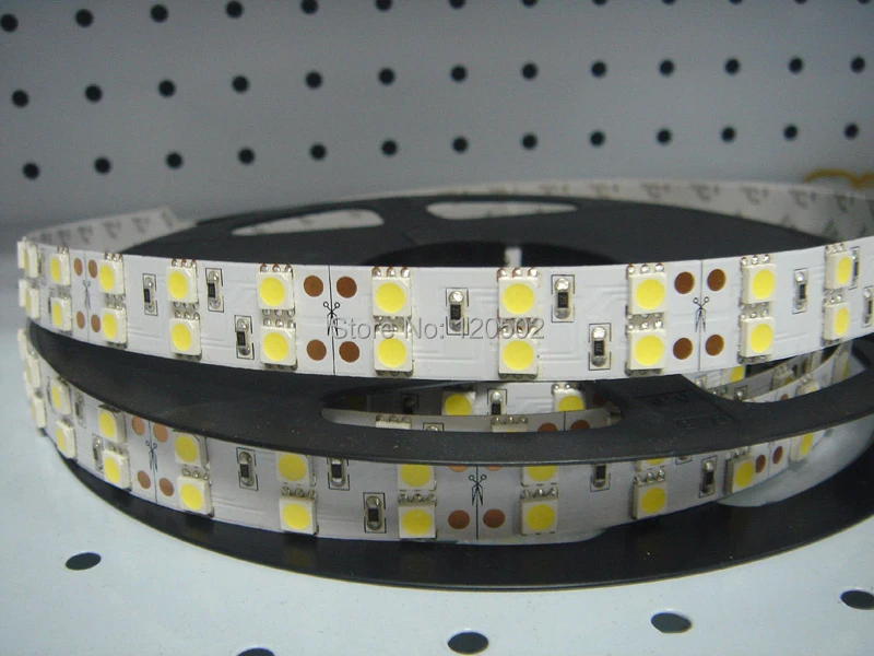 5 м 600 светодиодный 5050 SMD 12V нет воды доказательство гибкий светильник 120