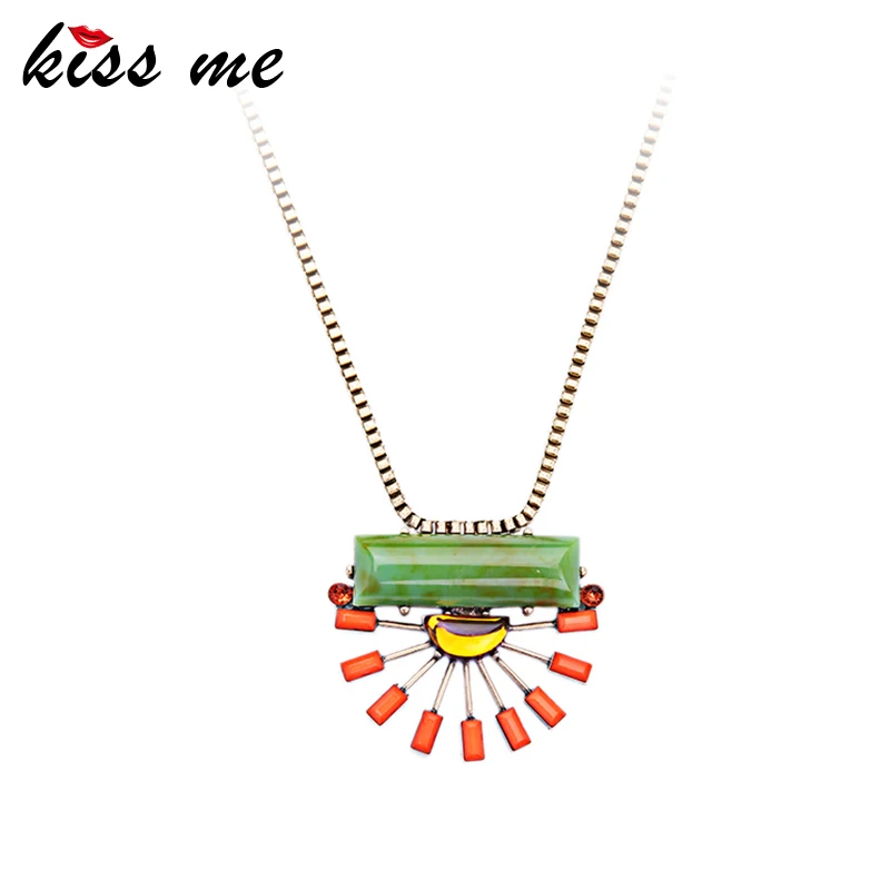 

Summer Trendy Hollow Out Flowers Long Necklace New Design Women Accessories Pendant Necklace