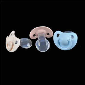 

Big Size Food Grade Silicone Nipples Adult Pacifier Funny Parent-child Toys Adult Sized Design with Back Cover