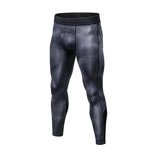 Quick Dry Workout Running Shirt Compression Fitness Tops Breathable Jersey Gym T-shirts Clothing Rashguard Male Sport Shirts Men snake