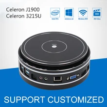 Mini PC Windows 7 Linux DDR3 4GB RAM Mini Computer Desktop Celeron J1900 3215U Round Computer HDMI VGA WiFi BT4.0 USB3.0