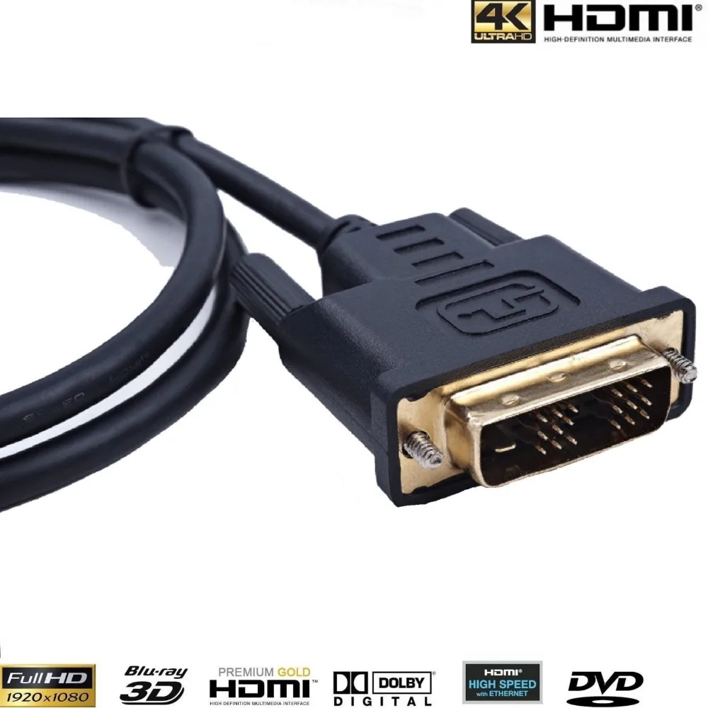 10 шт./лот 3 фута 1 м HDMI дви кабель(позолоченный) V1.3 видео HDTV свинец 1080 P