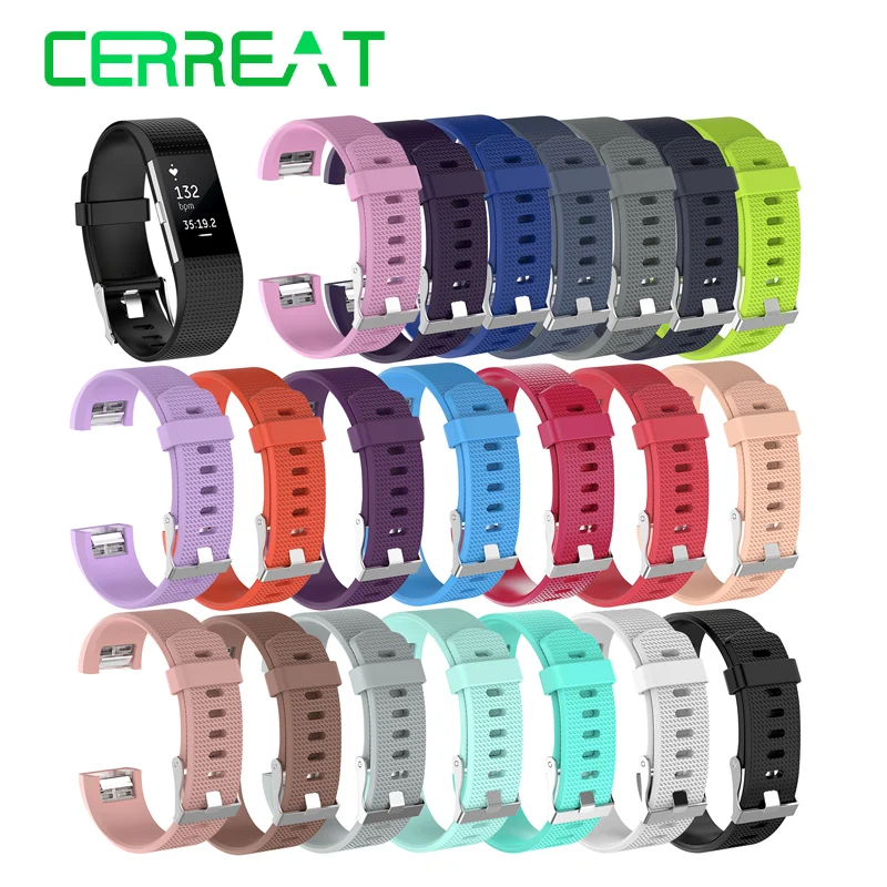 

Cerreat Smart Accessories Small Large Size Silicone Wrist Strap Replacement Wristband Watchband For Fitbit Charge 2 Smart Band