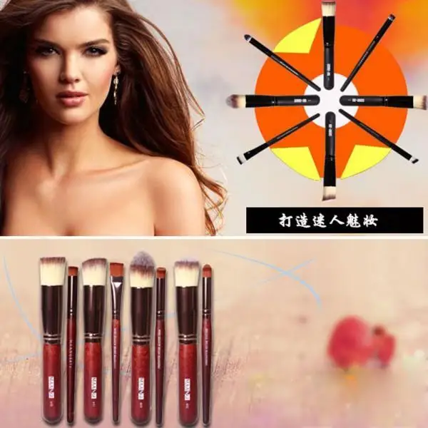 

Professional Makeup Cosmetic Brushes Set 8PCS Face Eyeshadow Nose Foundation Kit HQ