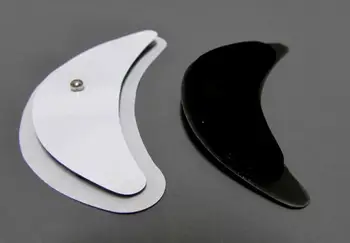 

40pcs Crescent Shape Electrode Pads Self Adhesive Massager for TENS/EMS Face beauty massager machine