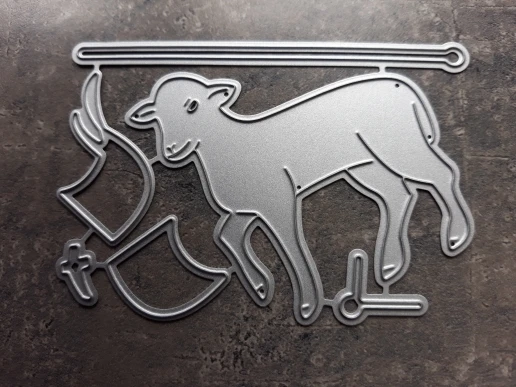 

Adv-one METAL Cut Easter IHS Jesus Sheep CUTTING DIES Scrapbooking envelope paper craft Blade frame Background embossing Die