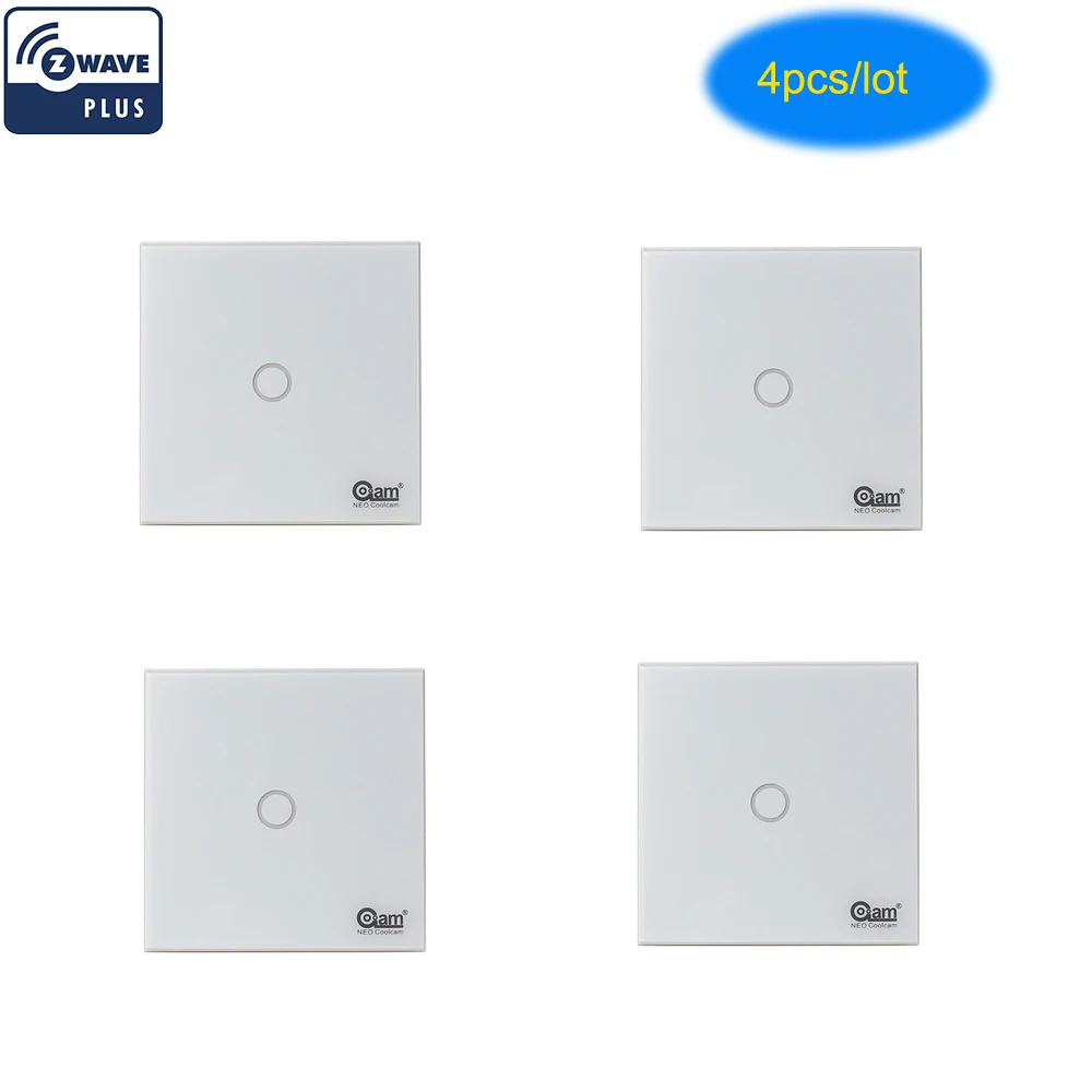 

NEO Coolcam NAS-SC01ZE Smart Home Z-Wave Plus 1CH EU Light Switch Compatible with Z-wave 300 series and 500 series