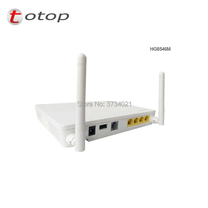 

100% Original New Huawei HG8546M Gpon WiFi Ont onu 2POTS+4FE+1USB+WiFi modem with English software Telecom Network Equipment