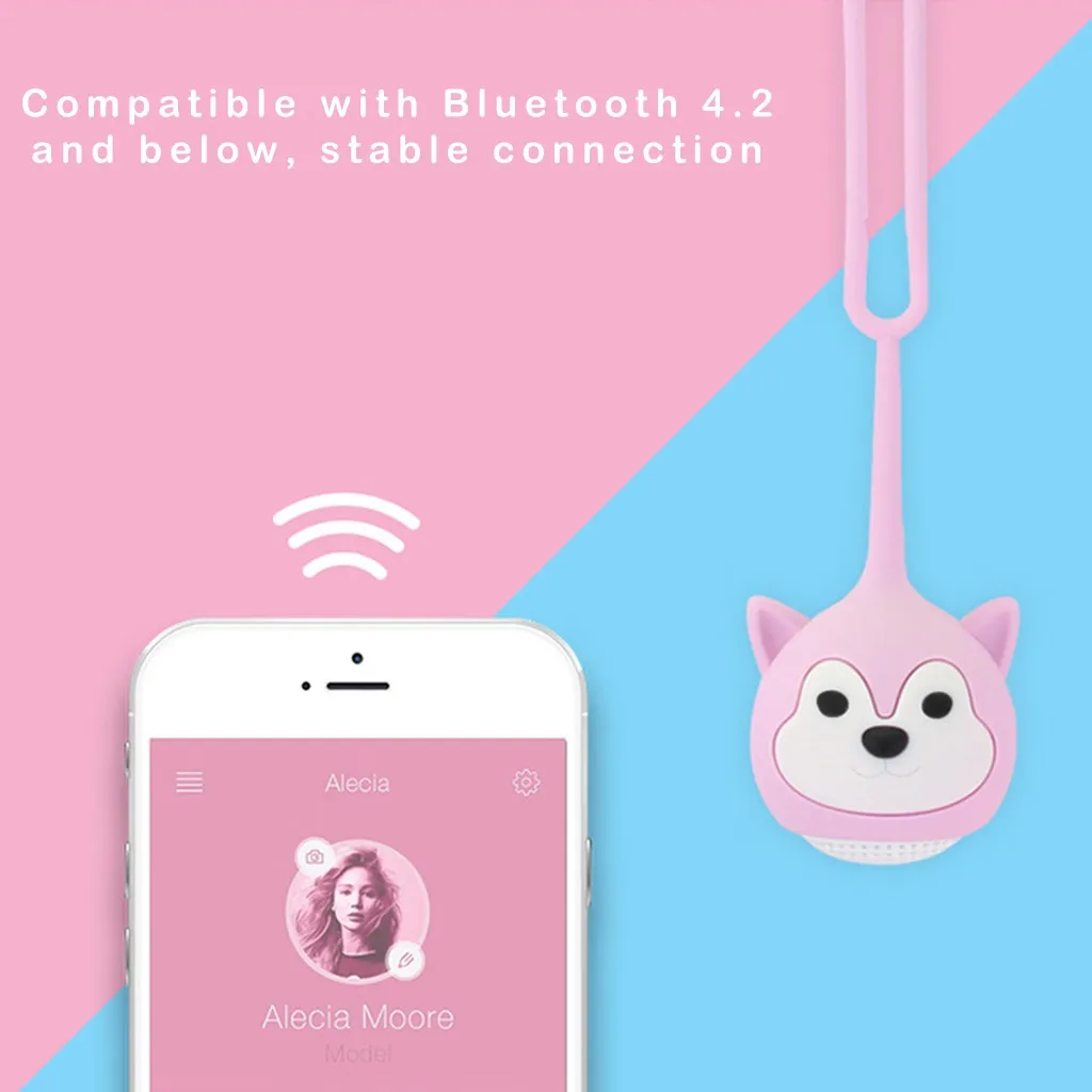 MIABOO щенок собака форма портативный Bluetooth динамик с функцией селфи Путешествия Портативный новейшая Горячая