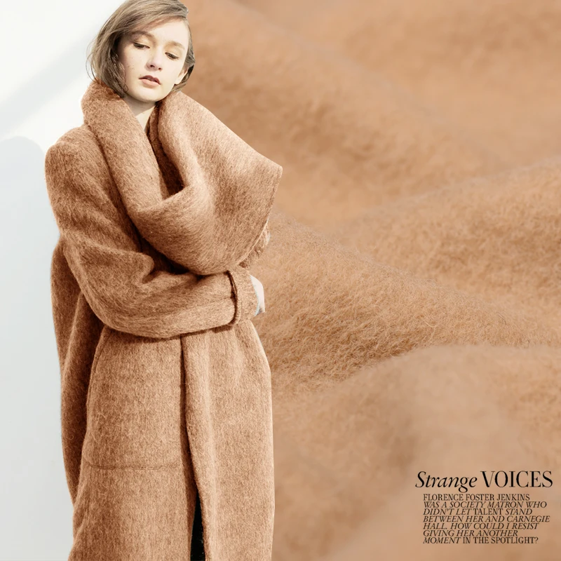 

Cashmere knitted wool fabrics autumn and winter soft and comfortable clothing wool fabric wholesale high quality wool cloth