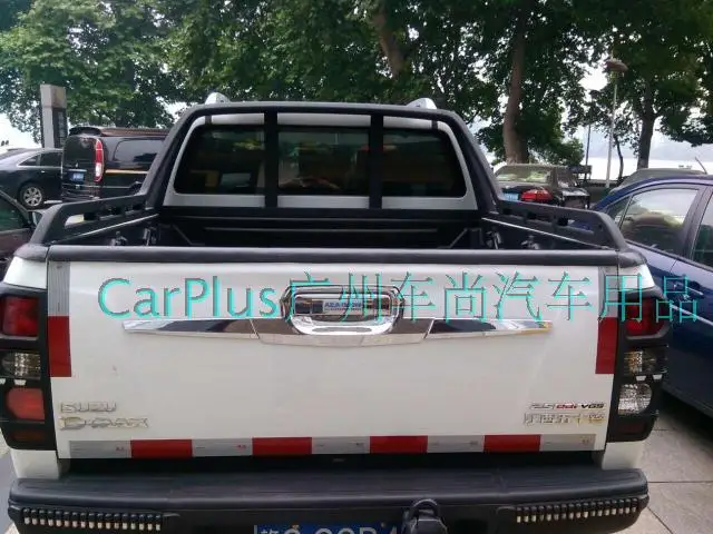 

high quality car accessories Free shiping Chrome trim for 2012-2015 D-MAX for Isuzu dmax isuzu d-max chrome rear trunk lid