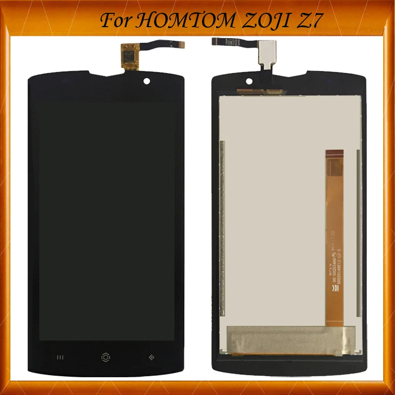 

For HOMTOM ZOJI Z7 LCD Display+Touch Screen +Frame Assembly 100% New LCD Digitizer Glass Panel