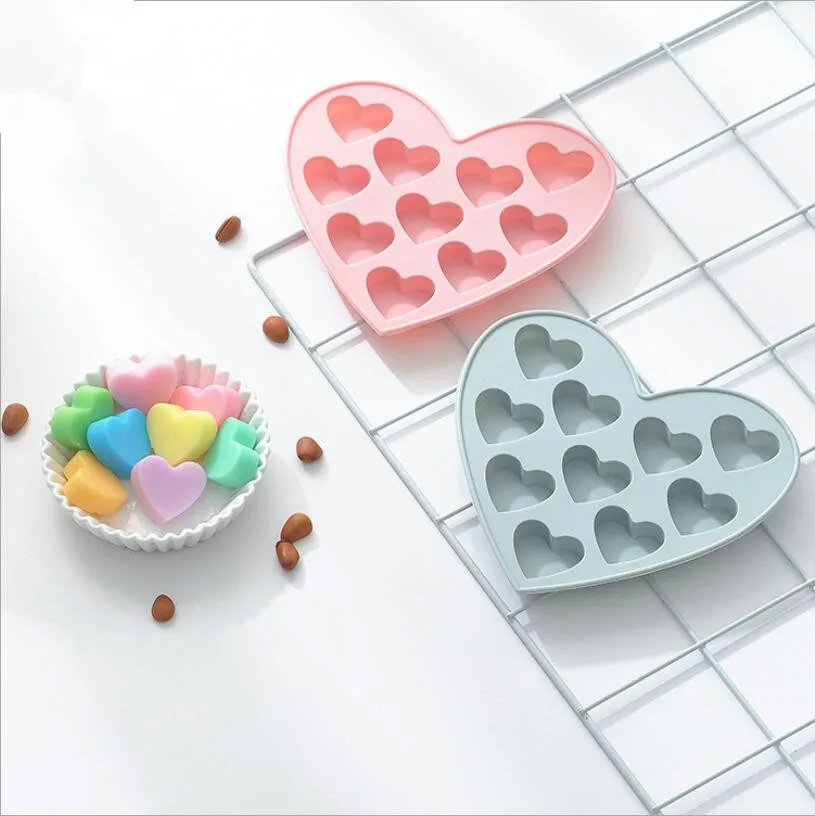 

heart silicone handmade soap cake mold DIY chocolate mold baking molds ice cube maker