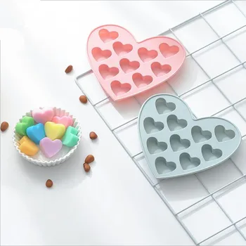 

heart silicone handmade soap cake mold DIY chocolate mold baking molds ice cube maker